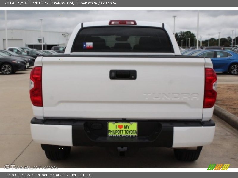 Super White / Graphite 2019 Toyota Tundra SR5 CrewMax 4x4