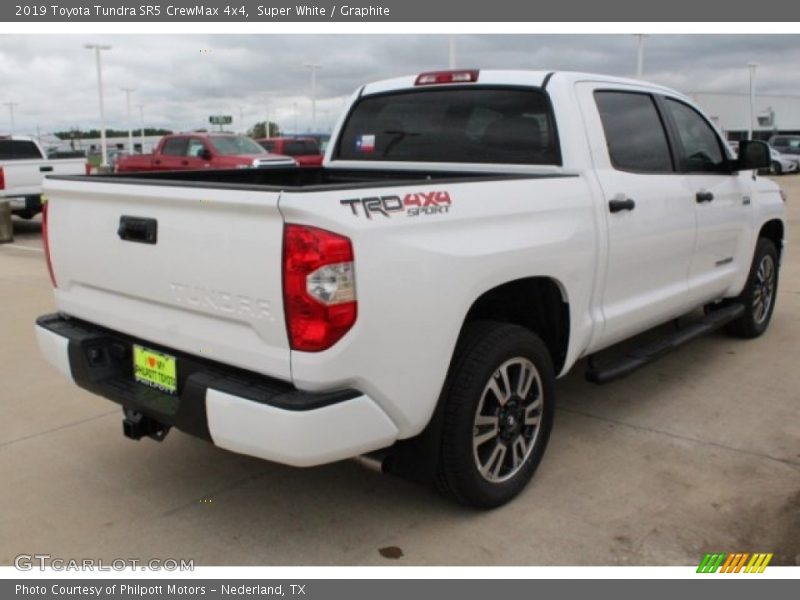 Super White / Graphite 2019 Toyota Tundra SR5 CrewMax 4x4