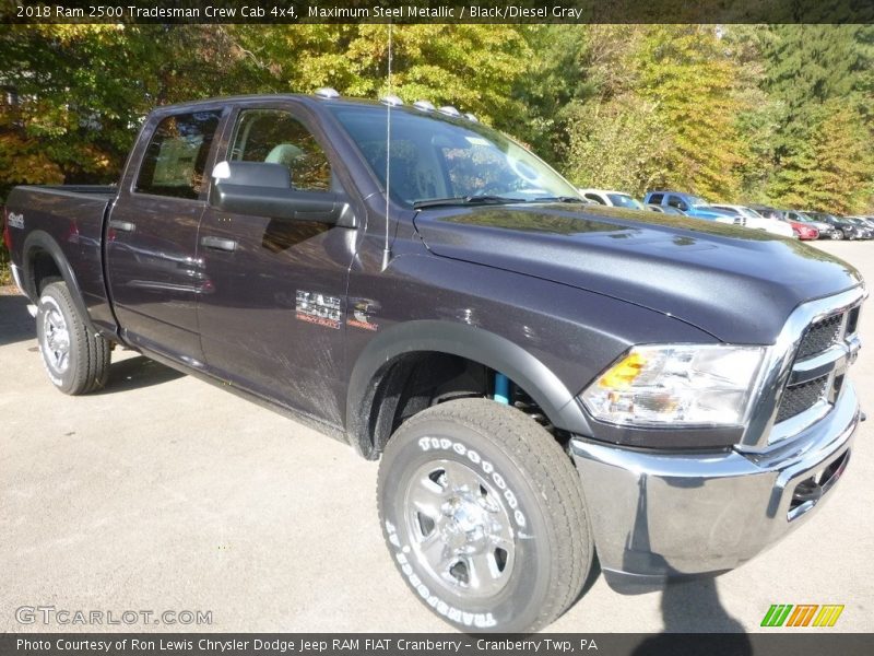 Maximum Steel Metallic / Black/Diesel Gray 2018 Ram 2500 Tradesman Crew Cab 4x4