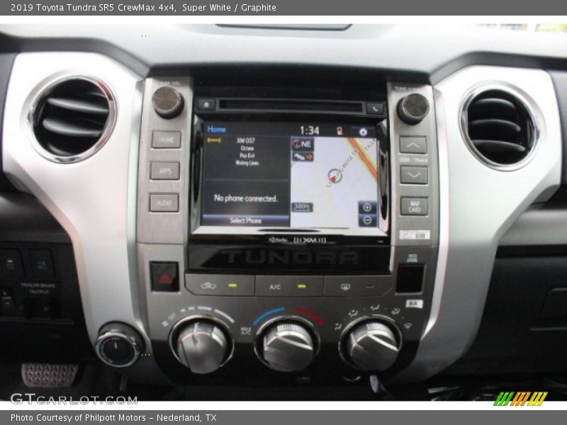 Super White / Graphite 2019 Toyota Tundra SR5 CrewMax 4x4