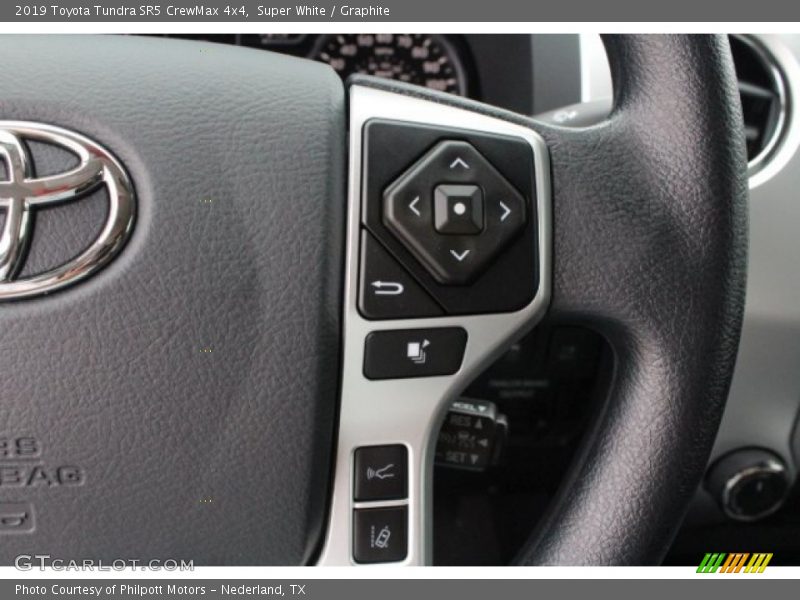 Super White / Graphite 2019 Toyota Tundra SR5 CrewMax 4x4