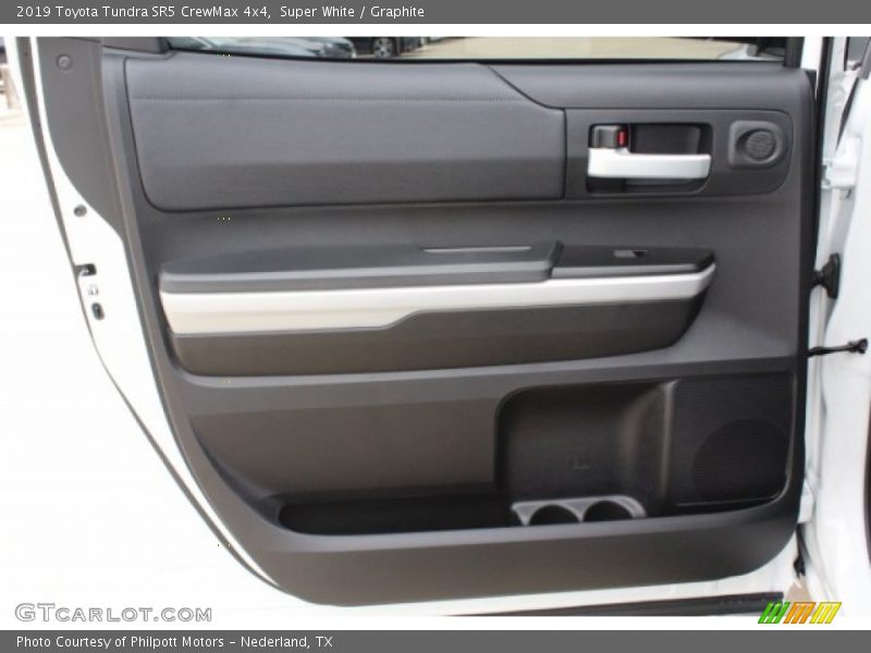 Super White / Graphite 2019 Toyota Tundra SR5 CrewMax 4x4