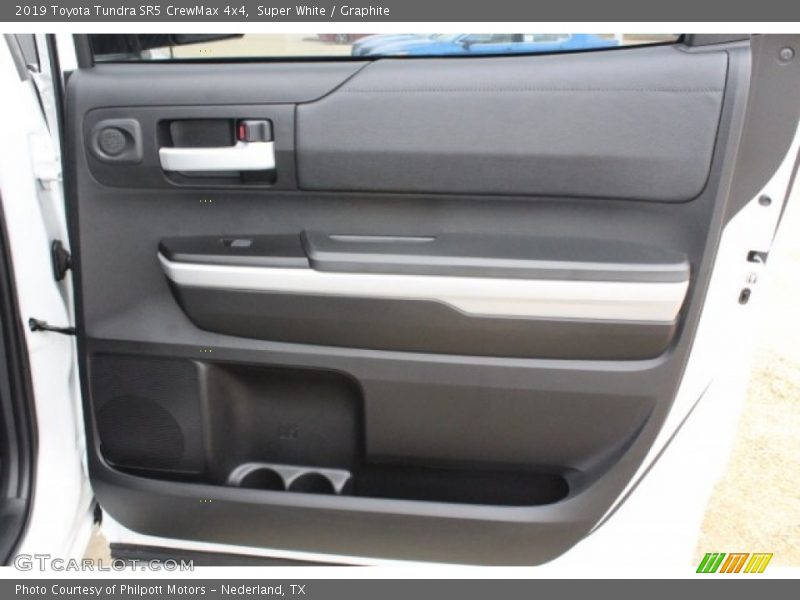 Super White / Graphite 2019 Toyota Tundra SR5 CrewMax 4x4