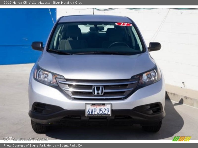 Alabaster Silver Metallic / Gray 2012 Honda CR-V LX