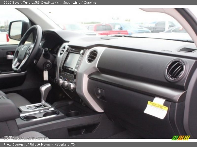 Super White / Graphite 2019 Toyota Tundra SR5 CrewMax 4x4