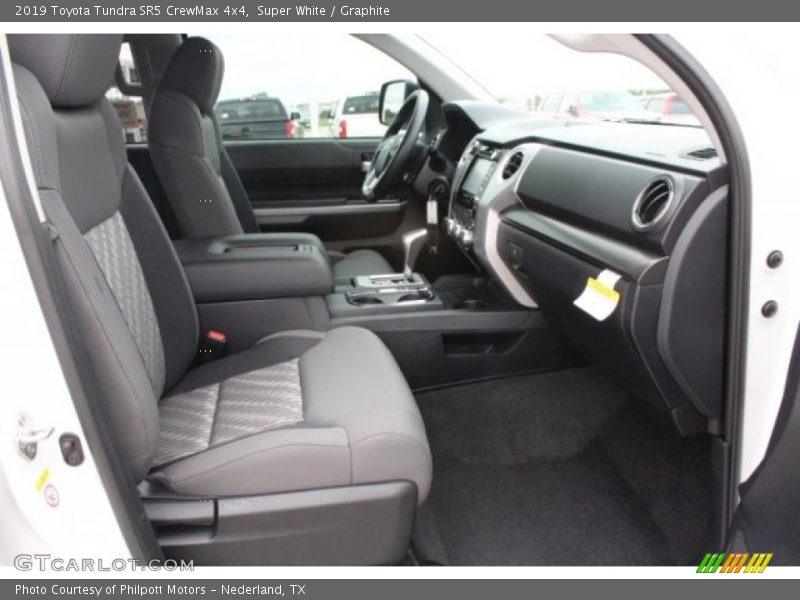 Super White / Graphite 2019 Toyota Tundra SR5 CrewMax 4x4