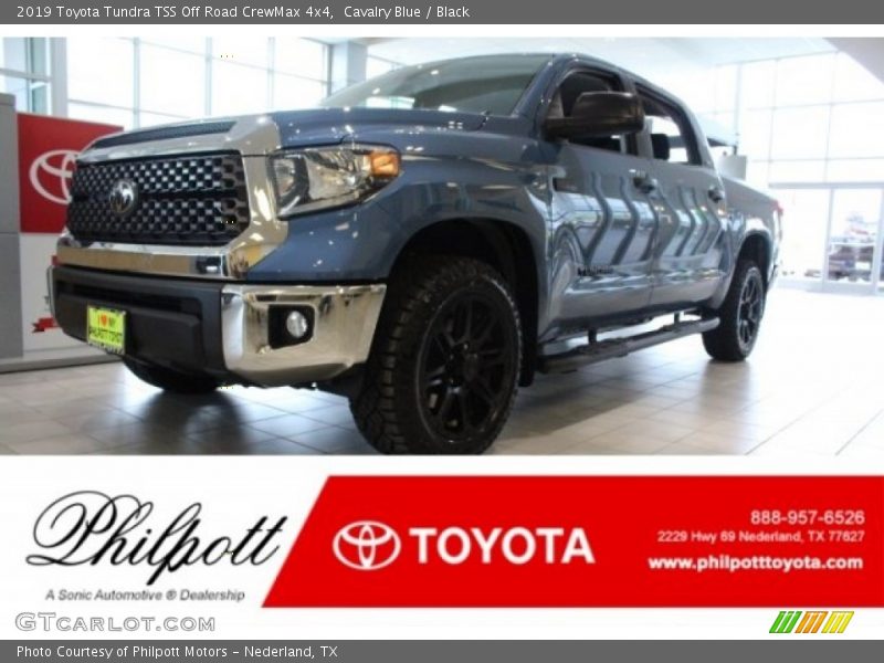 Cavalry Blue / Black 2019 Toyota Tundra TSS Off Road CrewMax 4x4