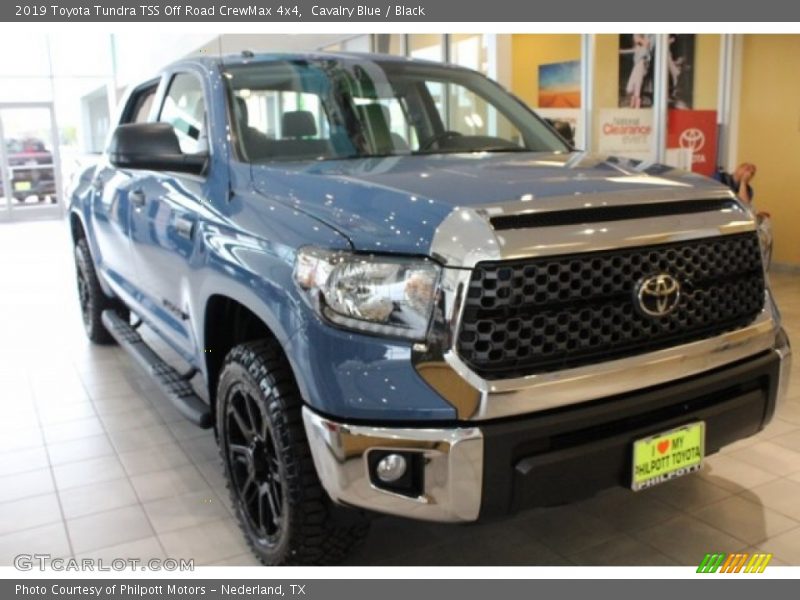 Cavalry Blue / Black 2019 Toyota Tundra TSS Off Road CrewMax 4x4