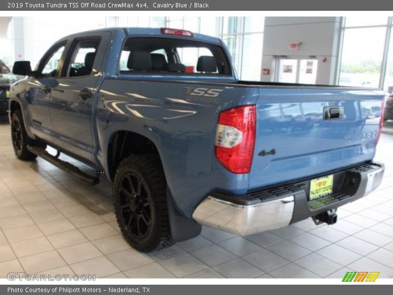 Cavalry Blue / Black 2019 Toyota Tundra TSS Off Road CrewMax 4x4