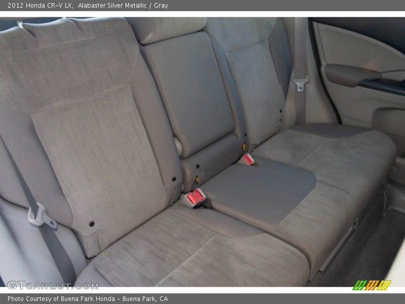 Alabaster Silver Metallic / Gray 2012 Honda CR-V LX