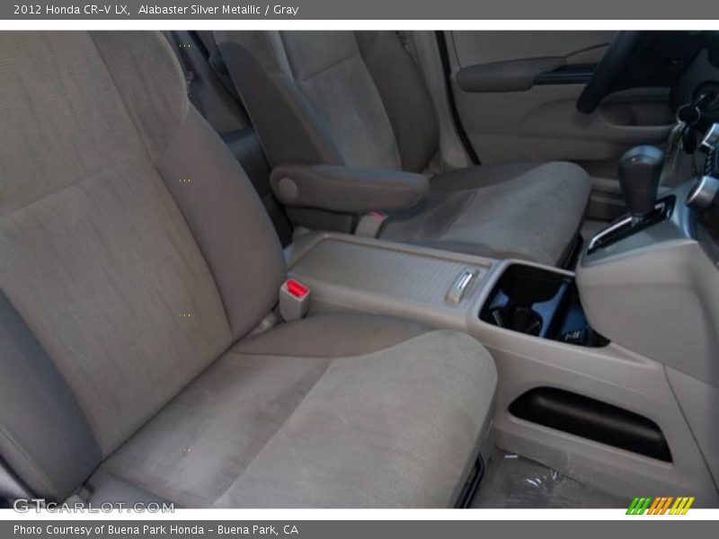Alabaster Silver Metallic / Gray 2012 Honda CR-V LX