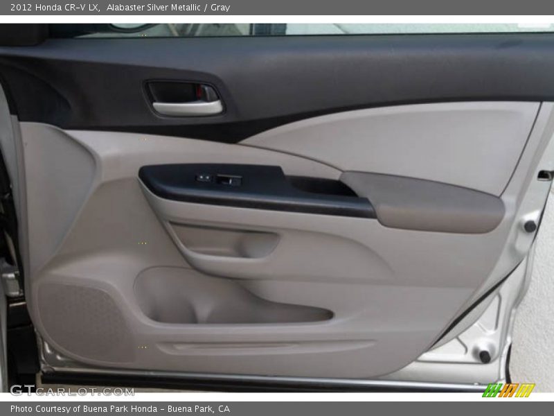 Alabaster Silver Metallic / Gray 2012 Honda CR-V LX