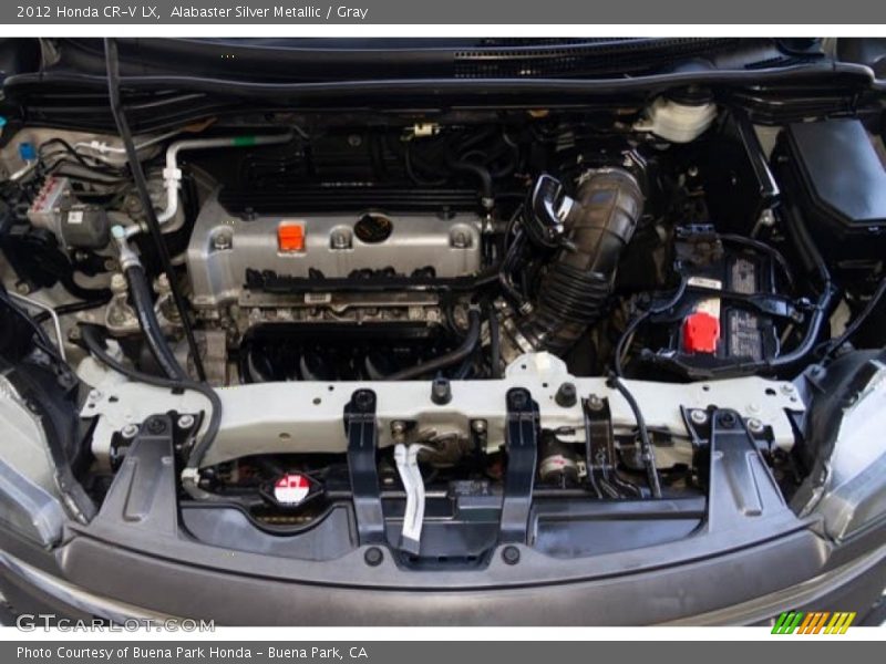 Alabaster Silver Metallic / Gray 2012 Honda CR-V LX