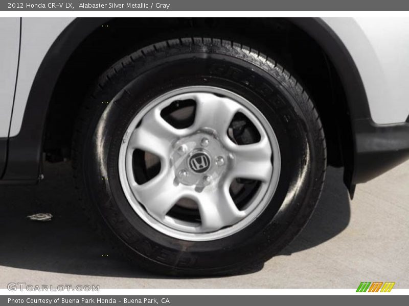 Alabaster Silver Metallic / Gray 2012 Honda CR-V LX