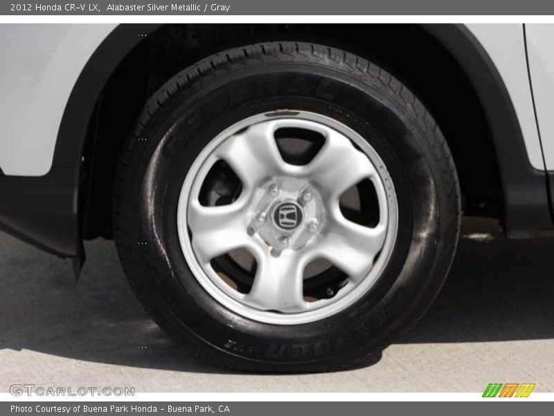 Alabaster Silver Metallic / Gray 2012 Honda CR-V LX