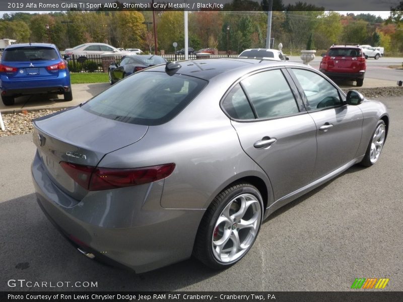 Stromboli Gray Metallic / Black/Ice 2019 Alfa Romeo Giulia Ti Sport AWD