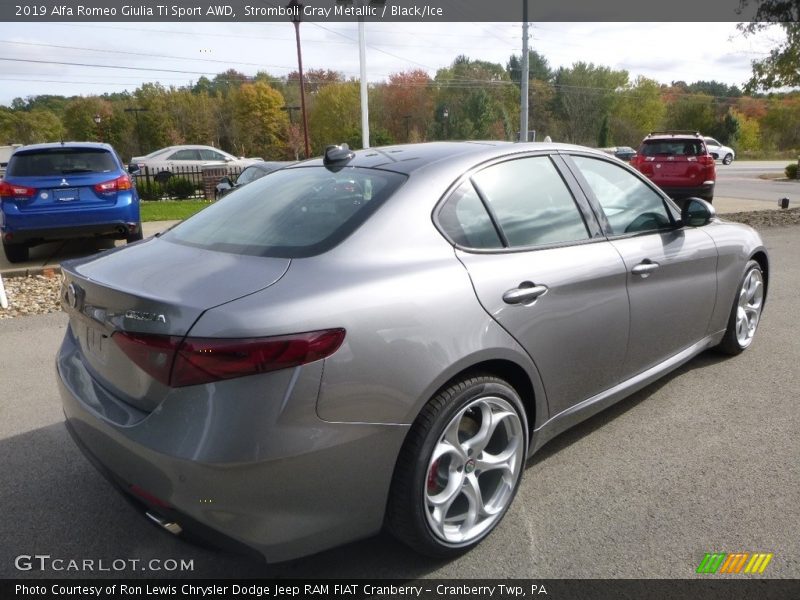 Stromboli Gray Metallic / Black/Ice 2019 Alfa Romeo Giulia Ti Sport AWD