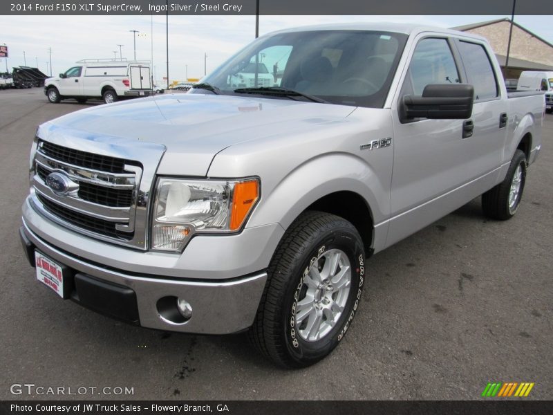Ingot Silver / Steel Grey 2014 Ford F150 XLT SuperCrew