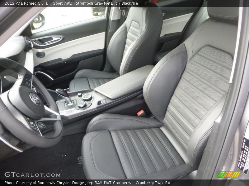 Stromboli Gray Metallic / Black/Ice 2019 Alfa Romeo Giulia Ti Sport AWD