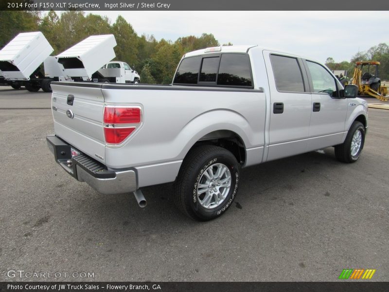 Ingot Silver / Steel Grey 2014 Ford F150 XLT SuperCrew
