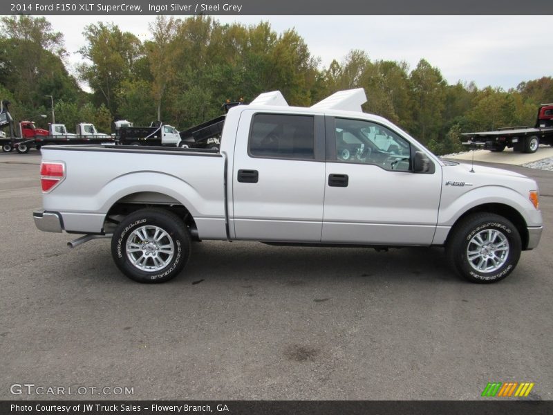 Ingot Silver / Steel Grey 2014 Ford F150 XLT SuperCrew