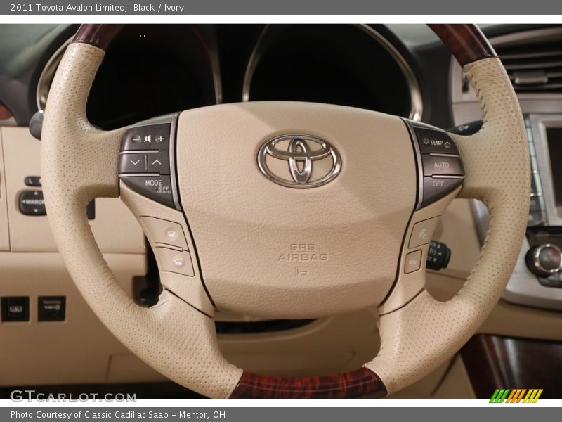 Black / Ivory 2011 Toyota Avalon Limited