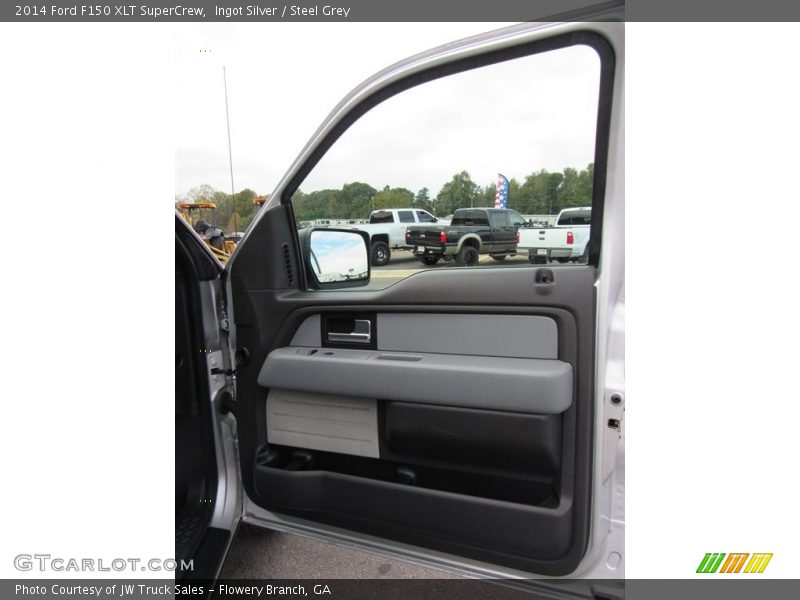 Ingot Silver / Steel Grey 2014 Ford F150 XLT SuperCrew