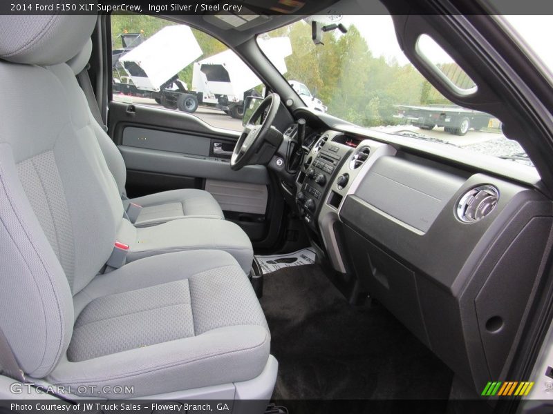 Ingot Silver / Steel Grey 2014 Ford F150 XLT SuperCrew