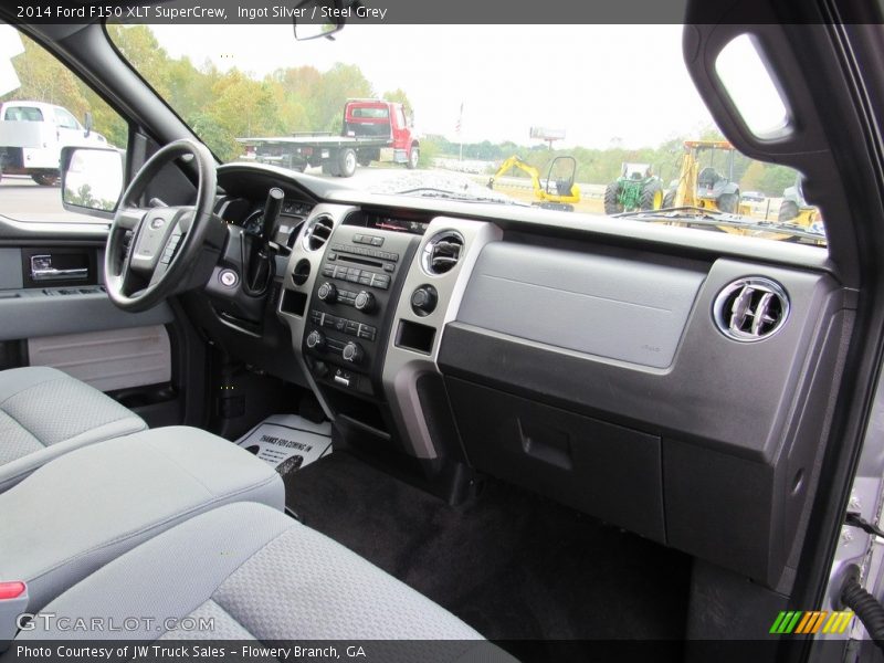 Ingot Silver / Steel Grey 2014 Ford F150 XLT SuperCrew