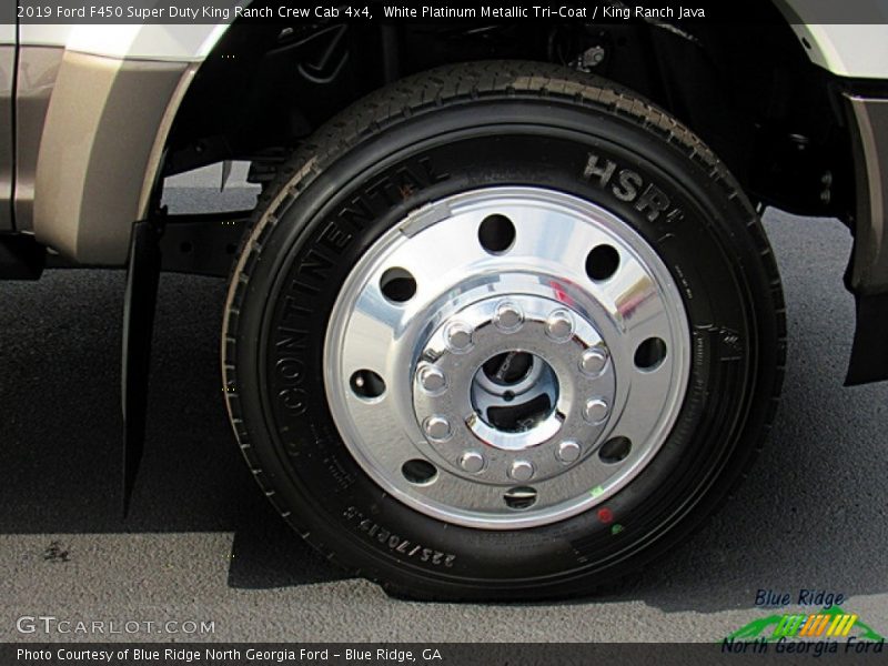 White Platinum Metallic Tri-Coat / King Ranch Java 2019 Ford F450 Super Duty King Ranch Crew Cab 4x4