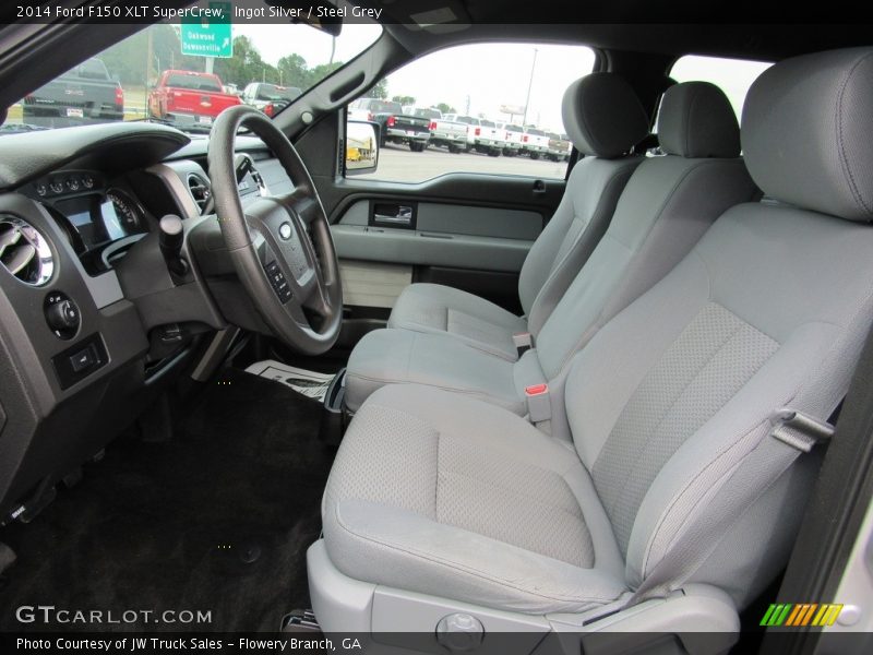 Ingot Silver / Steel Grey 2014 Ford F150 XLT SuperCrew