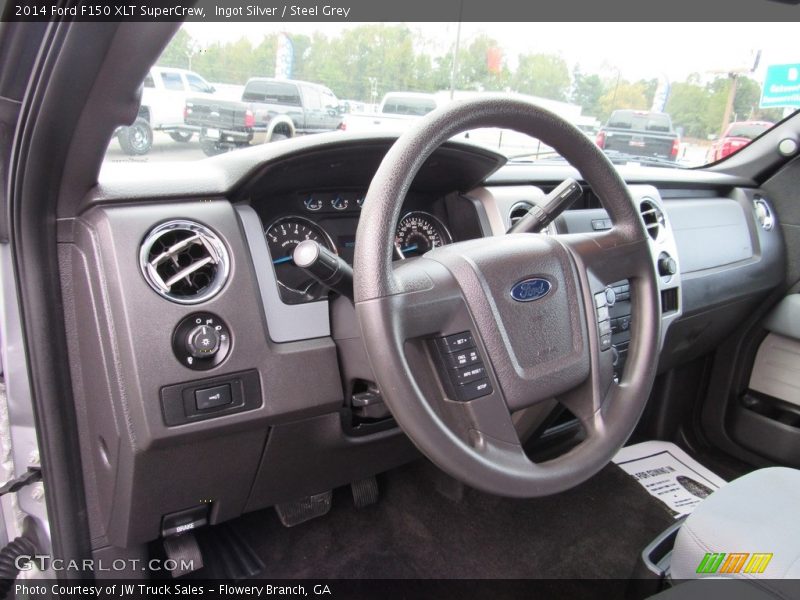 Ingot Silver / Steel Grey 2014 Ford F150 XLT SuperCrew