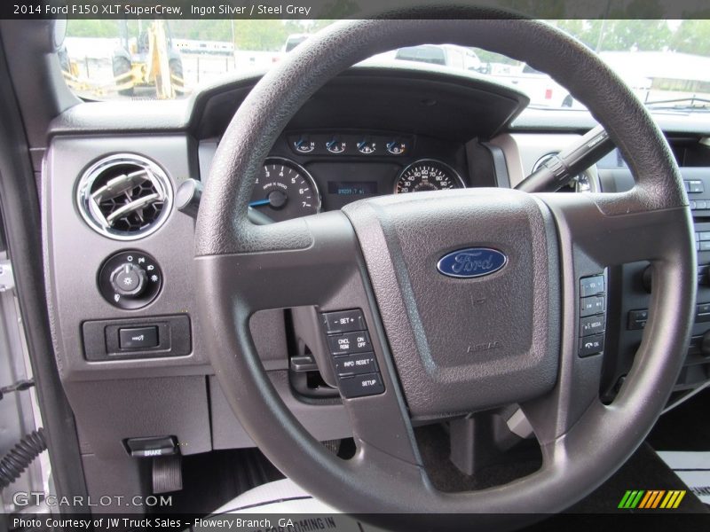 Ingot Silver / Steel Grey 2014 Ford F150 XLT SuperCrew