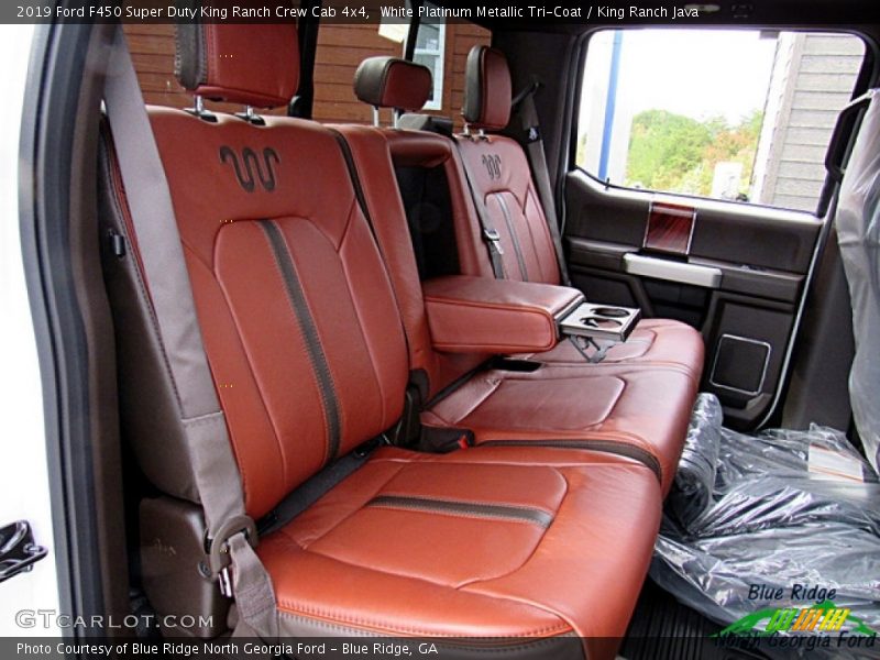 White Platinum Metallic Tri-Coat / King Ranch Java 2019 Ford F450 Super Duty King Ranch Crew Cab 4x4