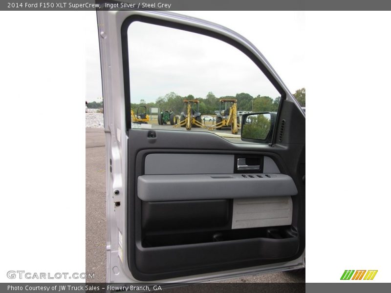 Ingot Silver / Steel Grey 2014 Ford F150 XLT SuperCrew