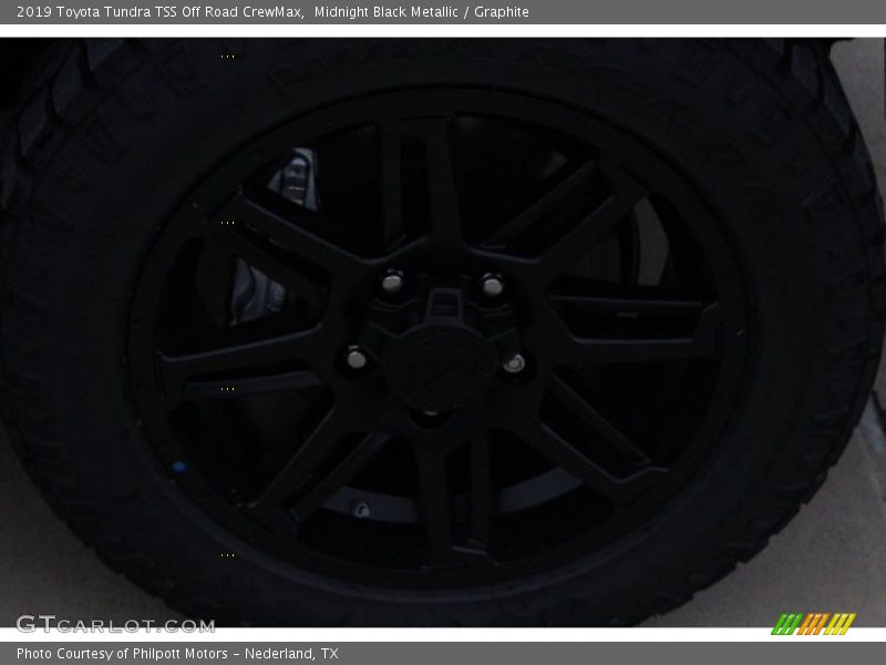 Midnight Black Metallic / Graphite 2019 Toyota Tundra TSS Off Road CrewMax