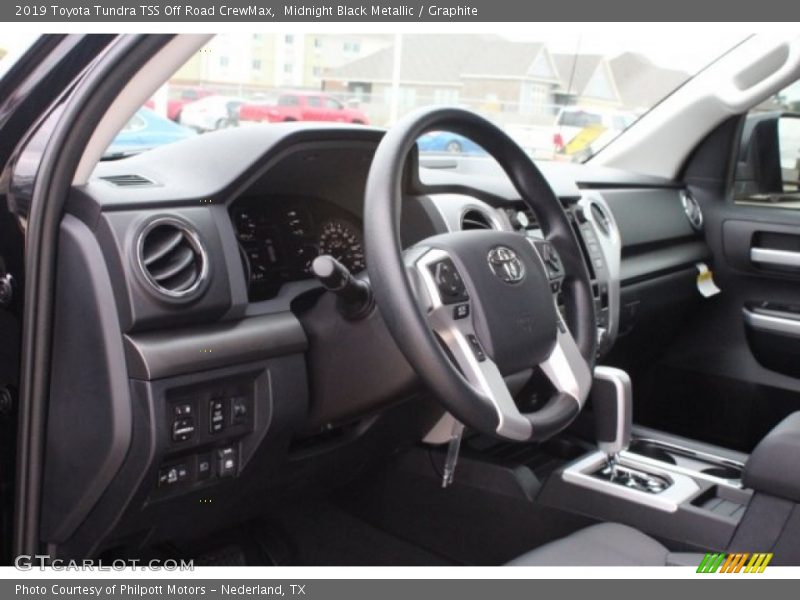 Midnight Black Metallic / Graphite 2019 Toyota Tundra TSS Off Road CrewMax
