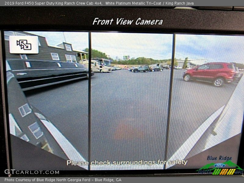 White Platinum Metallic Tri-Coat / King Ranch Java 2019 Ford F450 Super Duty King Ranch Crew Cab 4x4
