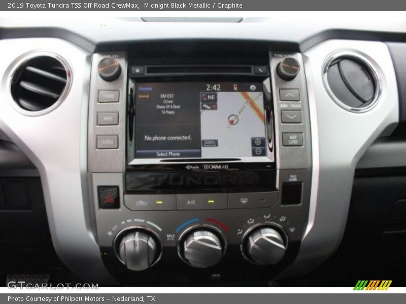 Midnight Black Metallic / Graphite 2019 Toyota Tundra TSS Off Road CrewMax