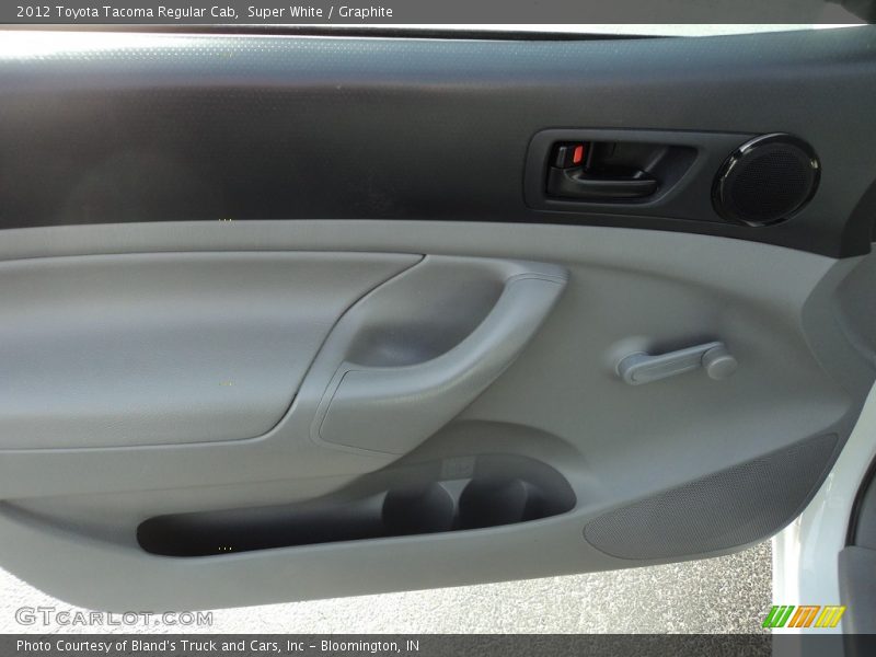 Super White / Graphite 2012 Toyota Tacoma Regular Cab
