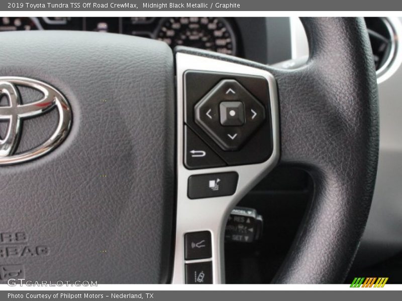 Midnight Black Metallic / Graphite 2019 Toyota Tundra TSS Off Road CrewMax