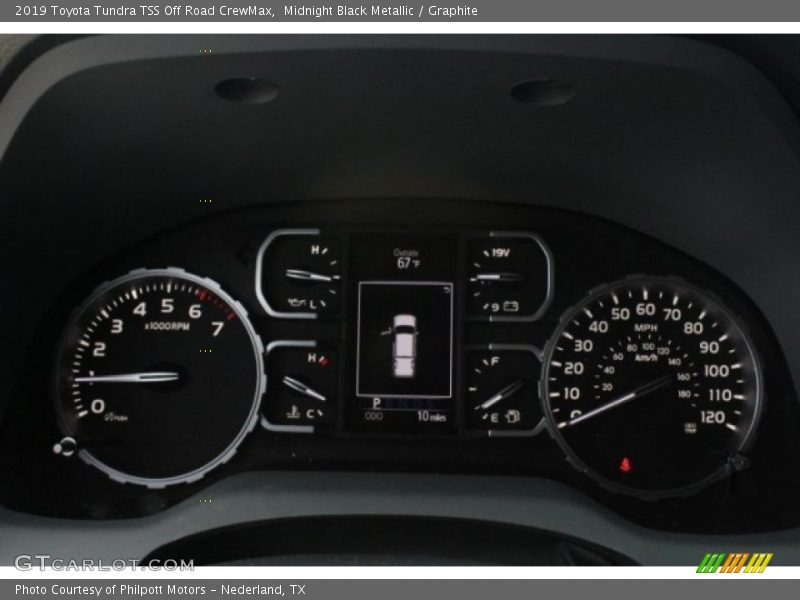 Midnight Black Metallic / Graphite 2019 Toyota Tundra TSS Off Road CrewMax