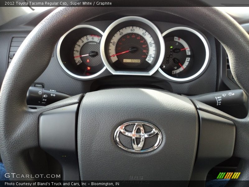 Super White / Graphite 2012 Toyota Tacoma Regular Cab