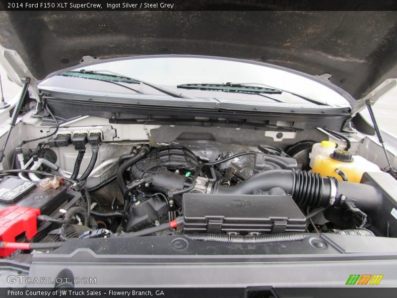 Ingot Silver / Steel Grey 2014 Ford F150 XLT SuperCrew