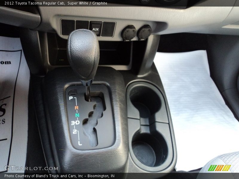 Super White / Graphite 2012 Toyota Tacoma Regular Cab
