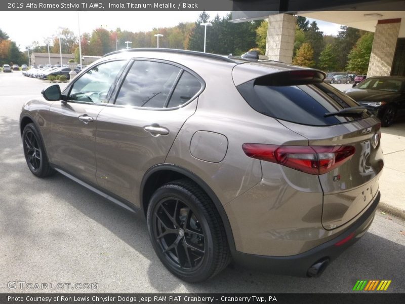 Imola Titanium Metallic / Black 2019 Alfa Romeo Stelvio Ti AWD