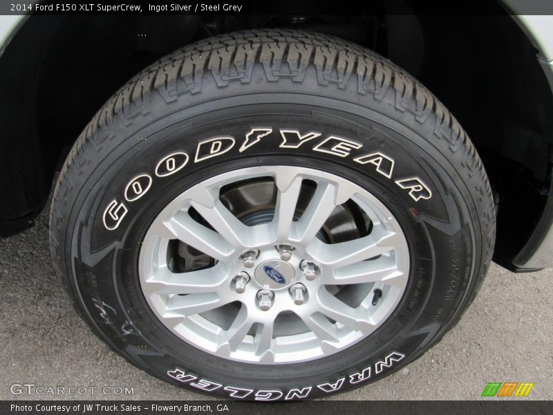 Ingot Silver / Steel Grey 2014 Ford F150 XLT SuperCrew