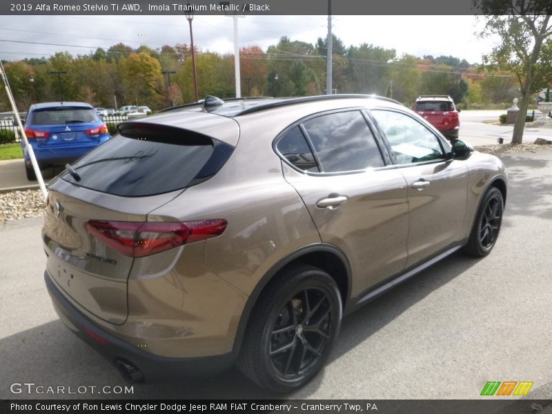 Imola Titanium Metallic / Black 2019 Alfa Romeo Stelvio Ti AWD