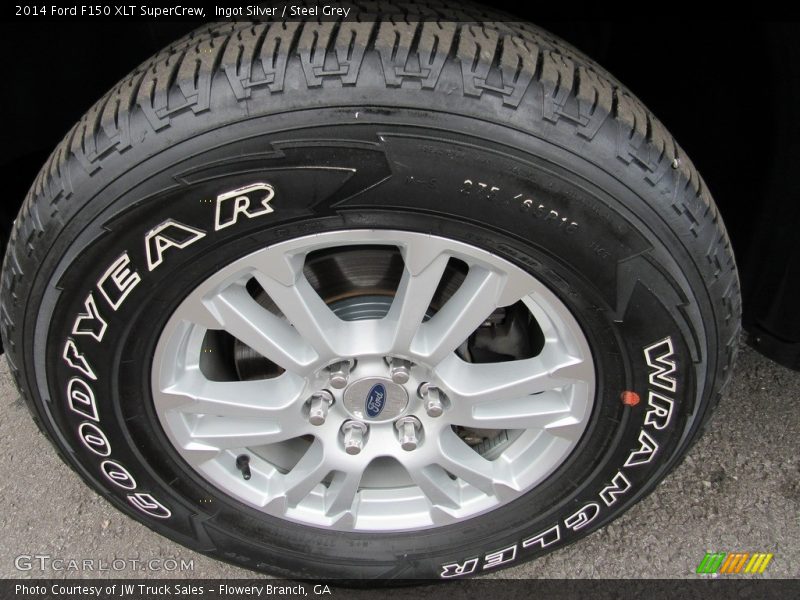 Ingot Silver / Steel Grey 2014 Ford F150 XLT SuperCrew