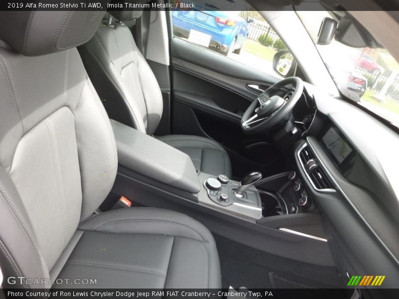 Imola Titanium Metallic / Black 2019 Alfa Romeo Stelvio Ti AWD